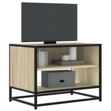 vidaXL sonoma tölgy színű szerelt fa és fém TV-szekrény 61x40x46 cm bútor