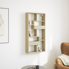 vidaXL sonoma tölgy színű szerelt fa faliszekrény 50 x 15 x 100 cm bútor