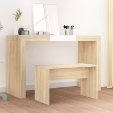 vidaXL sonoma tölgy színű szerelt fa fésülködőszék 70 x 35 x 45 cm bútor