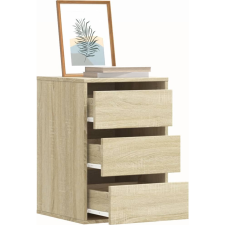 vidaXL sonoma tölgy színű szerelt fa fiókos sarokszekrény 40x41x58 cm (852836) bútor