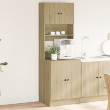 vidaXL sonoma tölgy színű szerelt fa konyhaszekrény 60 x 50 x 180 cm bútor
