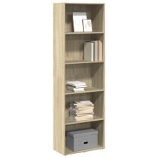 vidaXL sonoma tölgy színű szerelt fa könyvespolc 60 x 30 x 189 cm bútor
