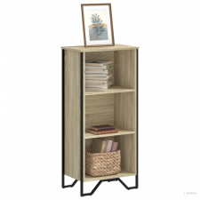vidaXL Sonoma tölgy színű szerelt fa könyvszekrény 50 x 31 x 106 cm bútor