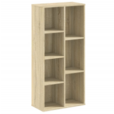 vidaXL sonoma tölgy színű szerelt fa könyvszekrény 50x25x105 cm (852791) bútor