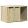 vidaXL sonoma tölgy színű szerelt fa macskaalomdoboz 60 x 40 x 40 cm (857726)