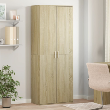 vidaXL sonoma tölgy színű szerelt fa magasszekrény 70 x 35 x 180 bútor
