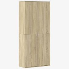 vidaXL sonoma tölgy színű szerelt fa magasszekrény 80 x 35 x 180 cm bútor