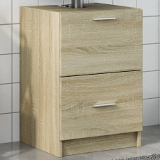 vidaXL sonoma tölgy színű szerelt fa mosdószekrény 40 x 37 x 59 cm fürdőszoba bútor