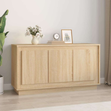 vidaXL sonoma tölgy színű szerelt fa tálalóasztal 102x35x55 cm bútor