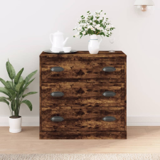 vidaXL sonoma tölgy színű szerelt fa tálalószekrény 70x35,5x67,5 cm bútor