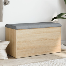 vidaXL sonoma tölgy színű szerelt fa tárolópad 82 x 42 x 45 cm bútor