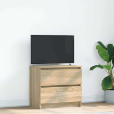 vidaXL sonoma tölgy színű szerelt fa TV-szekrény 60x35x54 cm bútor