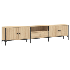 vidaXL sonoma tölgy színű szerelt fa TV-szekrény fiókkal 200x25x44 cm (838989) bútor