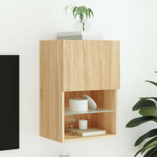 vidaXL sonoma tölgy színű TV-szekrény LED-lámpákkal 40,5x30x60 cm bútor