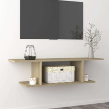 vidaXL sonoma-tölgyszínű falra szerelhető TV-szekrény 103x30x26,5 cm bútor