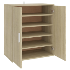 vidaXL sonoma-tölgyszínű forgácslap cipősszekrény 60 x 35 x 70 cm (808921) bútor