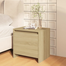 vidaXL sonoma-tölgyszínű forgácslap éjjeliszekrény 45 x 34 x 44,5 cm bútor