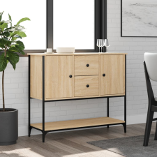 vidaXL sonoma-tölgyszínű műfa tálalószekrény 100 x 36 x 85 cm bútor