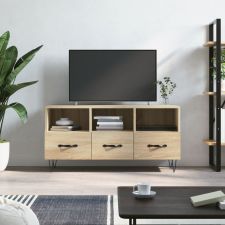 vidaXL sonoma-tölgyszínű műfa TV-szekrény 102 x 36 x 50 cm bútor