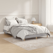 vidaXL sonoma tölgyszínű szerelt fa ágykeret 120 x 190 cm ágy és ágykellék