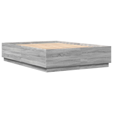 vidaXL sonoma tölgyszínű szerelt fa ágykeret 160 x 200 cm (3209693) ágy és ágykellék