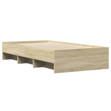 vidaXL sonoma tölgyszínű szerelt fa ágykeret 90 x 190 cm (3295704) ágy és ágykellék