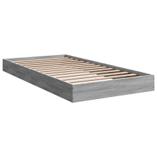 vidaXL sonoma tölgyszínű szerelt fa ágykeret 90 x 190 cm (842075) ágy és ágykellék