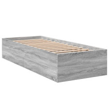 vidaXL sonoma tölgyszínű szerelt fa ágykeret 90 x 200 cm (3281061) ágy és ágykellék