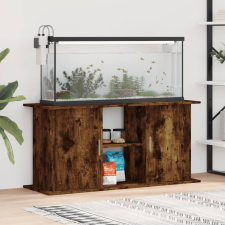 vidaXL sonoma-tölgyszínű szerelt fa akváriumi állvány 121x41x58 cm halfelszerelések