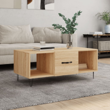 vidaXL sonoma-tölgyszínű szerelt fa dohányzóasztal 102 x 50 x 40 cm bútor