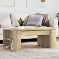 vidaXL sonoma-tölgyszínű szerelt fa dohányzóasztal 102 x 55 x 42 cm bútor