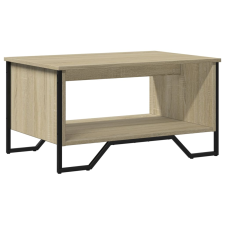 vidaXL sonoma-tölgyszínű szerelt fa dohányzóasztal 75 x 51 x 40 cm (848485) bútor