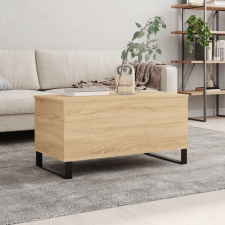 vidaXL sonoma-tölgyszínű szerelt fa dohányzóasztal 90x44,5x45 cm bútor
