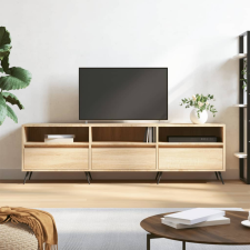 vidaXL sonoma-tölgyszínű szerelt fa fali TV-szekrény 150x30x44,5 cm bútor