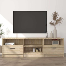 vidaXL sonoma-tölgyszínű szerelt fa fali TV-szekrény 150x33,5x45 cm bútor