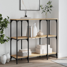 vidaXL sonoma-tölgyszínű szerelt fa tálalóasztal 102x35x90 cm bútor