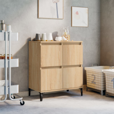 vidaXL sonoma-tölgyszínű szerelt fa tálalóasztal 60 x 35 x 70 cm bútor