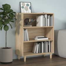 vidaXL sonoma-tölgyszínű szerelt fa tálalóasztal 69,5x32,5x90 cm bútor