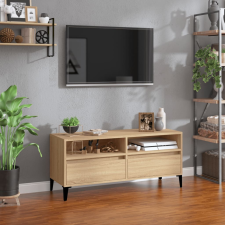 vidaXL sonoma tölgyszínű szerelt fa TV-szekrény 100x34,5x44,5 cm bútor