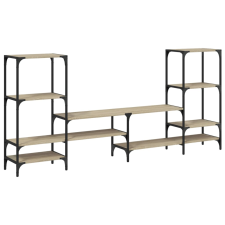 vidaXL sonoma tölgyszínű szerelt fa TV-szekrény 206,5x28,5x95 cm (842482) bútor