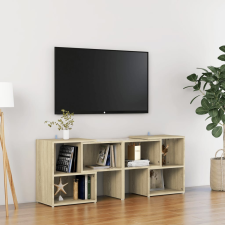 vidaXL sonomatölgy színű forgácslap TV-szekrény 104x30x52 cm bútor