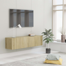 vidaXL sonomatölgy színű forgácslap TV-szekrény 120 x 30 x 30 cm bútor