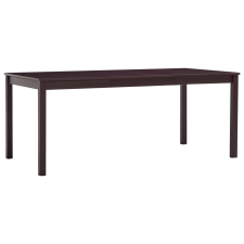 vidaXL sötétbarna fenyőfa étkezőasztal 180 x 90 x 73 cm bútor