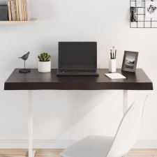 vidaXL sötétbarna kezelt tömör asztallap 100x60x(2-6) cm bútor