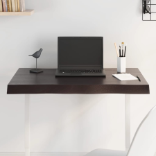 vidaXL sötétbarna kezelt tömör asztallap 80x50x(2-6) cm bútor