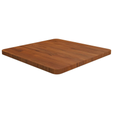 vidaXL sötétbarna kezelt tömör tölgyfa négyzet asztallap 50x50x2,5cm bútor