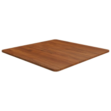 vidaXL sötétbarna kezelt tömör tölgyfa négyzet asztallap 70x70x1,5cm bútor