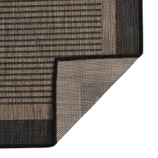 vidaXL sötétbarna lapos szövésű kültéri szőnyeg 80 x 150 cm (340841) lakástextília