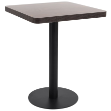 vidaXL sötétbarna MDF bisztróasztal 60 x 60 cm bútor