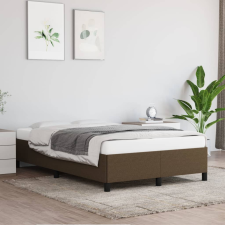 vidaXL sötétbarna szövet ágykeret 120x200 cm ágy és ágykellék